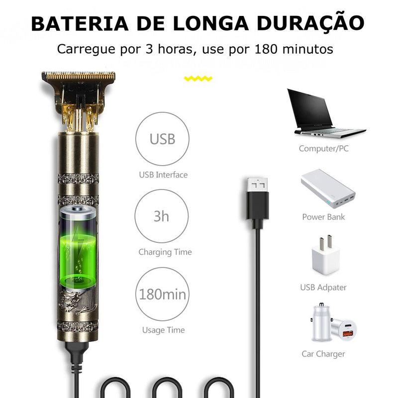 Máquina de Cortar Barba e Cabelo